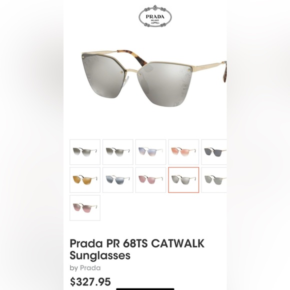 Prada PR 68TS CATWALK Sunglasses - Picture 2 of 8